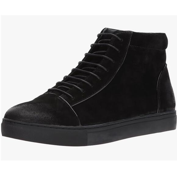 English Laundry Men Grundy Sneaker Boots 8 Black Suede Leather NWT Chukka Combat main image 9
